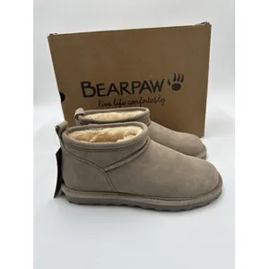 BEARPAW Women's Super Shorty Boots Mushroom Size 6 NWB thumbnail 3