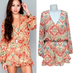 Show Me Your Mumu Rocky‎ Romper Santiago Sandstone Size Large thumbnail 2