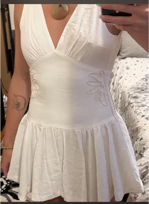 Mon Renn white mini dress Size XS thumbnail 1