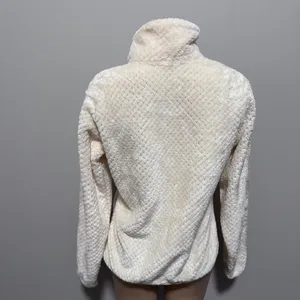 Columbia Fire Side Sherpa Fleece Full Zip Jacket Cream Small thumbnail 4