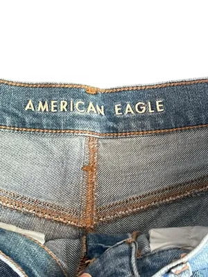 American Eagle Highest Rise 90’s Boyfriend distressed Jeans Shorts thumbnail 15