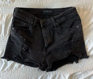 Aeropostale Black Vintage High-Rise Shorty Short thumbnail 1