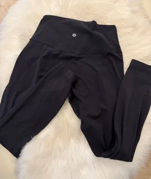 lululemon athletica Black Performance Leggings size 6 thumbnail 1