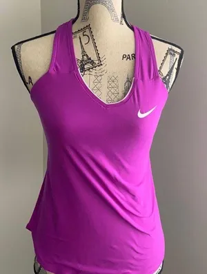 Nike purple dri fit workout top thumbnail 1