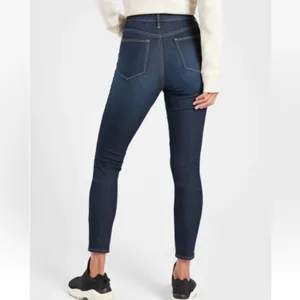 Athleta Sculptek Ultra Skinny Midnight Blue Jeans W1755 Sz 8 Petite thumbnail 2