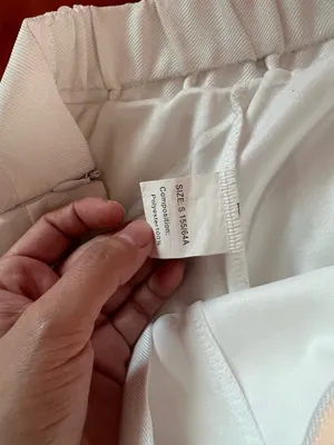 White Pleated Skort thumbnail 4