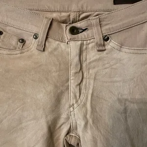 Rag & Bone The Hyde Lamb Leather Panel Pant in Nude Size 26 thumbnail 6