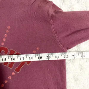 Aerie Offline Burgundy Up All Night Club Graphic Long Sleeve Crewneck T-Shirt S thumbnail 7