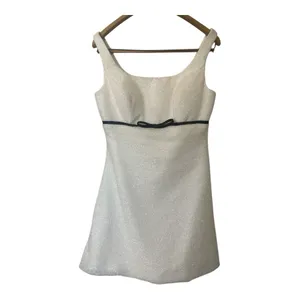 Amelia Couture White Sparkling Knee Length Formal‎ Gown Cocktail Dress Size 12 thumbnail 6