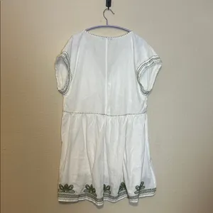 Zara Embroidered Mini‎ Dress Size Medium thumbnail 6