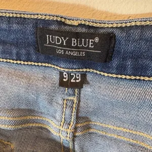 Judy Blue Skinny Fit Jeans Size 9/29 Dark‎ Wash Distressed Denim thumbnail 5