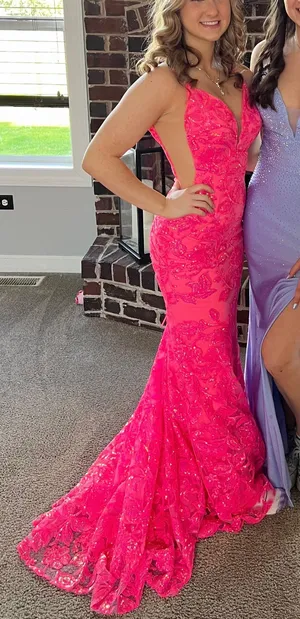 Pink Prom Dress 🩷💞 Size 2 thumbnail 1