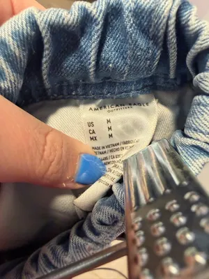 American‎ Eagle buckle pull on jeans thumbnail 4
