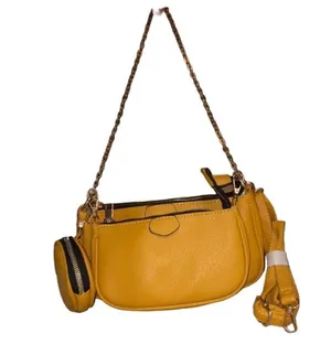 AR New York all in one shoulder bag Available in tan & brown & mustard thumbnail 4