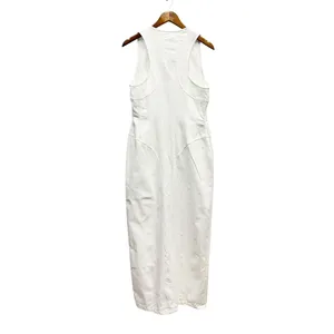 Showpo. Scoop Neck Racer Back Fitted Maisy Dress in White size 8 NWT thumbnail 6