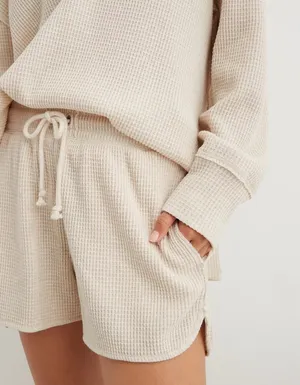 Aerie High Waisted LumberJane Waffle Short thumbnail 2