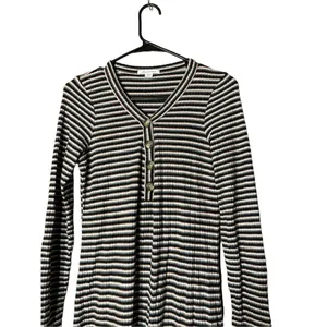 American Eagle Brown Stripped Knit‎ Dress Size Medium thumbnail 2
