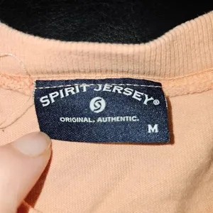 Panic At The Disco‎ Womens Peach Crop Spirit Jersey Medium Cropped thumbnail 4
