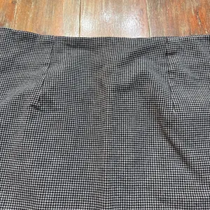 Old Navy Mini Skirt XL Black Gray Houndstooth thumbnail 11