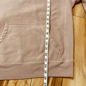 LGND Supply Co Hoodie Sz XS Embroidered Logo Pink Heavyweight Fleece Streetwear thumbnail 5