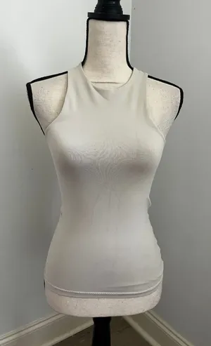 Aeropostale Seriously Soft Sculpt Tank Top XS Beige Shape Wear Minimalist Basics thumbnail 1