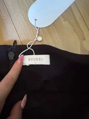 Meshki Callista Crepe A Line Midi Dress thumbnail 2