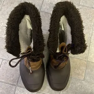 Sorel Badger Brown Women’s Insulated Winter Toe-Up Boots with Faux Fur- Size 7 thumbnail 5