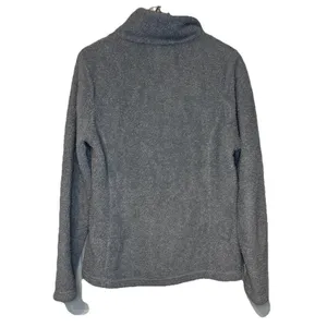 Patagonia Women's‎ Sweater Los Gastos 1/4 Zip Fleece Pullover Heather Gray Small thumbnail 7