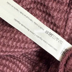 Free People We The Free Jolene Waffle Knit Henley mini Dress Tunic Burgundy Sz S thumbnail 6
