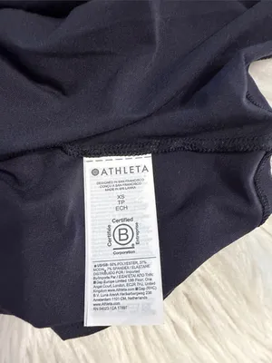Athleta black Racerback Tank Top size XS brand new length 21” bust 30” thumbnail 7
