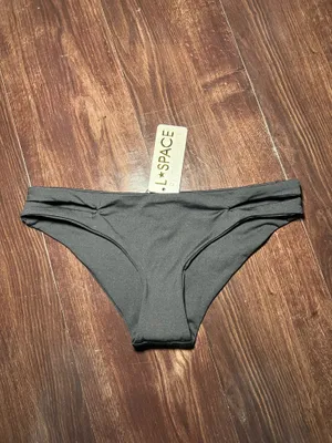 NWT L*Space Black Estella Bikini Bottom Size Small thumbnail 2