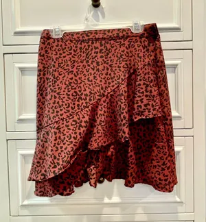 Altar'd State Cheetah Skirt thumbnail 1