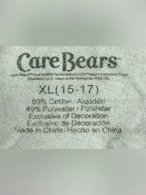 Care Bear Women's Y2K Size XL Pink Crop Top Soft T-Shirt thumbnail 2