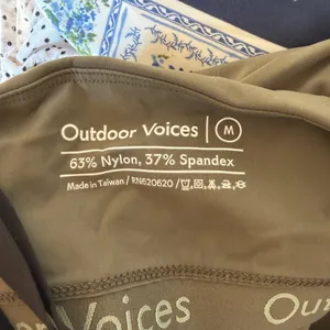 Outdoor Voices Olive Top with Black Accents thumbnail 3