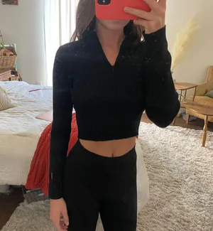 Princess Polly Cropped Quarter-Zip thumbnail 3