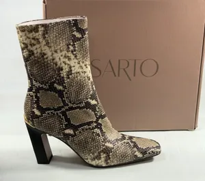 Franco Sarto Size-9.5M Women's‎ L-Briar Above Ankle Boots Snake Leather thumbnail 1