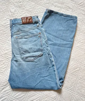 Madewell Denim Slim Wide Leg Crop Jeans thumbnail 3