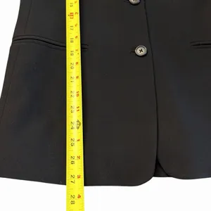 Lauren Ralph Lauren Womens Black Wool Blend Blazer Jacket Sz 6 Office Old Money thumbnail 4
