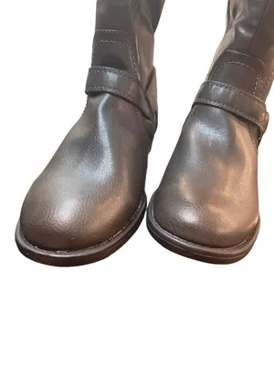 GH Bass Luciana wms brown faux leather below knee equestrian riding boots sz 8M thumbnail 9