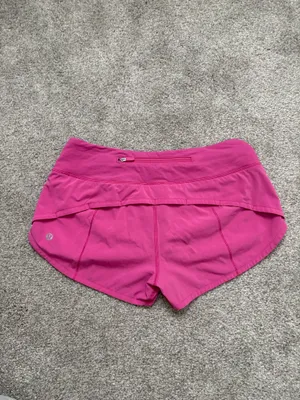 Lululemon Sonic Pink Speed Shorts 2.5" thumbnail 2