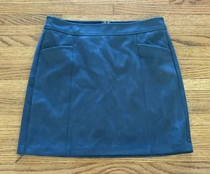 Loft blue skirt thumbnail 1