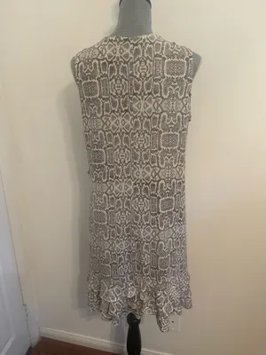 Void Snake Print Halter Swing Dress Size L thumbnail 5