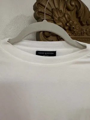 Naked Wardrobe White Bodysuit short sleeve  thumbnail 2