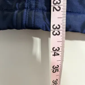 Guess Women's Dark Blue Shiny Long Winter‎ Jacket Size Small Missing Belt thumbnail 10