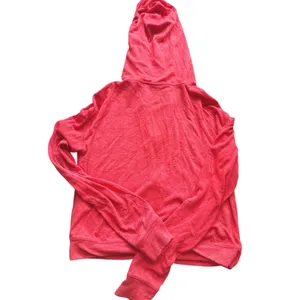 VTG Abercrombie & Fitch Y2K Graphic Hoodie Jacket Small Red 2000s Mall Girl thumbnail 2