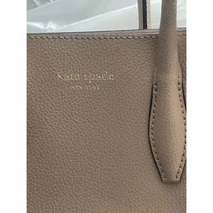 Kate Spade Eva Small Leather Satchel Crossbody Bag Purse Warm‎ Beige/Blush thumbnail 5