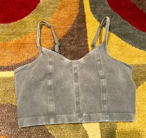 Aerie Offline by OG Recharge Least Support Short Crop Top Tank Built in Bra S thumbnail 1