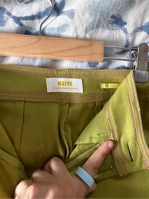 Anthropologie Ettie High-Rise Crop Wide-Leg Pants by Maeve: Linen Edition holly thumbnail 10