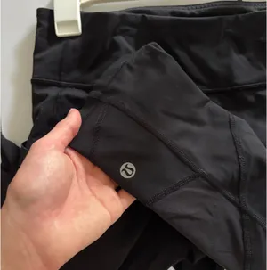 Black Lululemon Cropped Leggings thumbnail 2