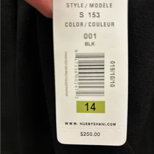 Elegant Black Sleeveless‎ Dress thumbnail 13